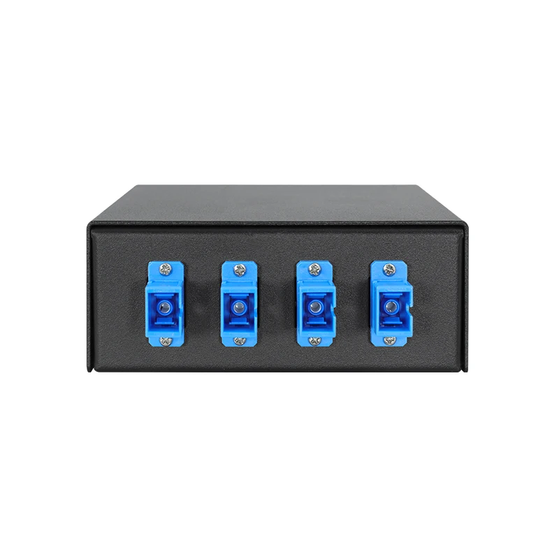 

Youysi 4 port optical fiber distribution frame desktop pigtail optical fiber junction box with SC FC LC ST pigtail