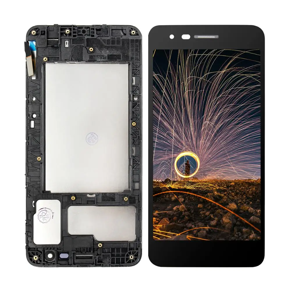 

For LG Aristo 3 2019 LM-X220MA LM-X220PM LCD Display Touch Screen Digitizer Assembly with Bezel Frame Free Tools