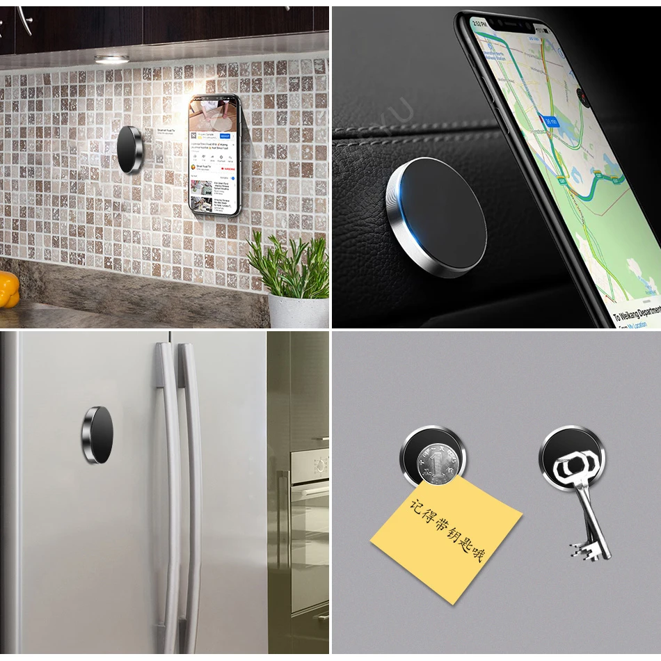 Magnetic Car Phone Holder Universal Wall Desk Metal Magnet Sticker Mobile Stand Phone Holder Car Mount 1 Magnetic Car Phone Holder Universal Wall Desk Metal Magnet Sticker Mobile Stand Phone Holder Car Mount 5