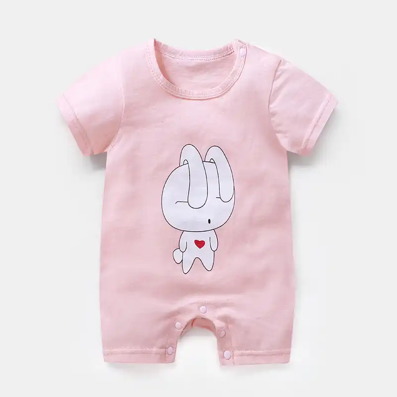 pink rabbit baby clothes