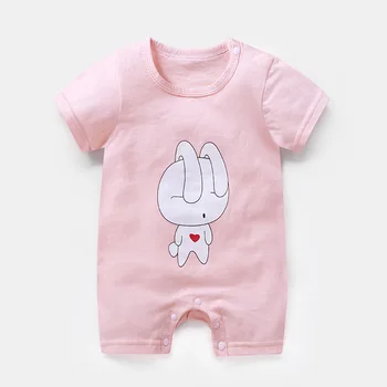 

Baby Girl Romper Pink Rabbit Princess For Baby Girl Set Clothing Newborn Summer Costume Toddler Princess Clothes Jumpsuit