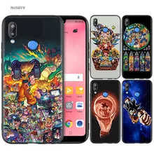Siyah silikon kutu örtüsü için P30 P20 P10 P9 Mate 10 20 Lite 2017 Not 5 5i Pro P Akıllı Artı 2019 Kabuk Ultra Instinct Ve(China)