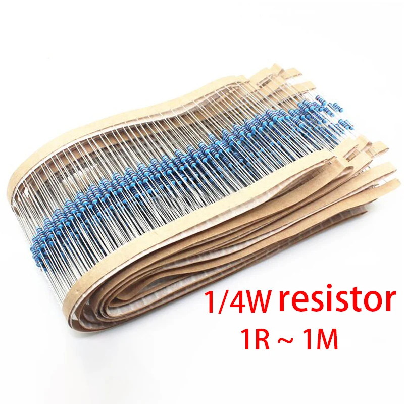 Металлопленочный резистор 1/4 Вт 0R-22M 100 1% 0 25 2 120 150 1K 220 K 10K 270 330 1M 10M 20 470 шт. М ом |