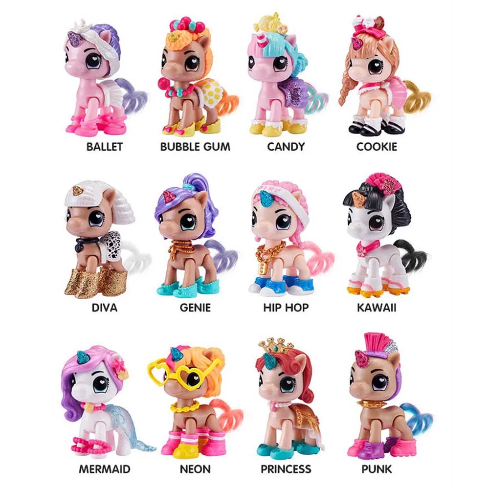 Кино и ТВ 5 платье-сюрприз игрушечные единороги kawaii С unicornio аксессуар виниловая модель Западная анимация подарок