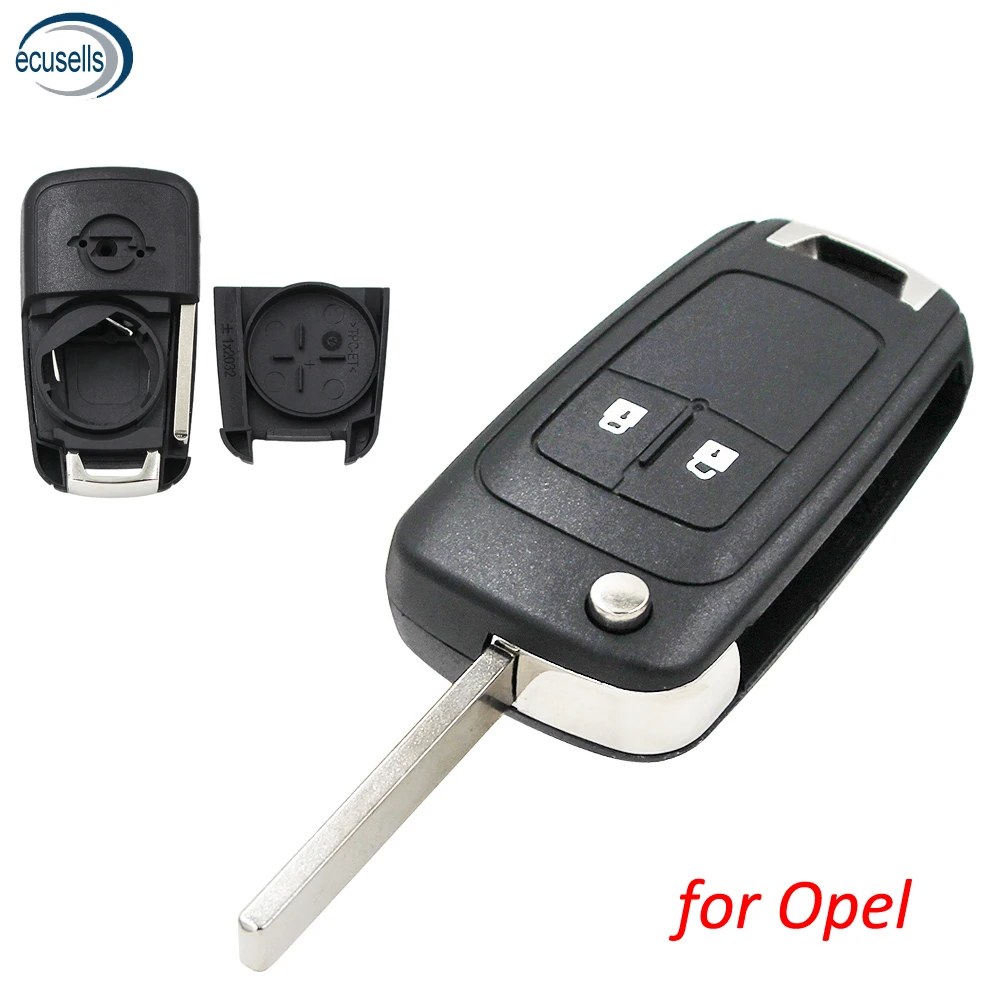 Venta, alta calidad 2 botón remoto clave Shell caso del para Opel Astra J Zafira B Insignia Adam Astra J cascada Karl Zafira C HU100