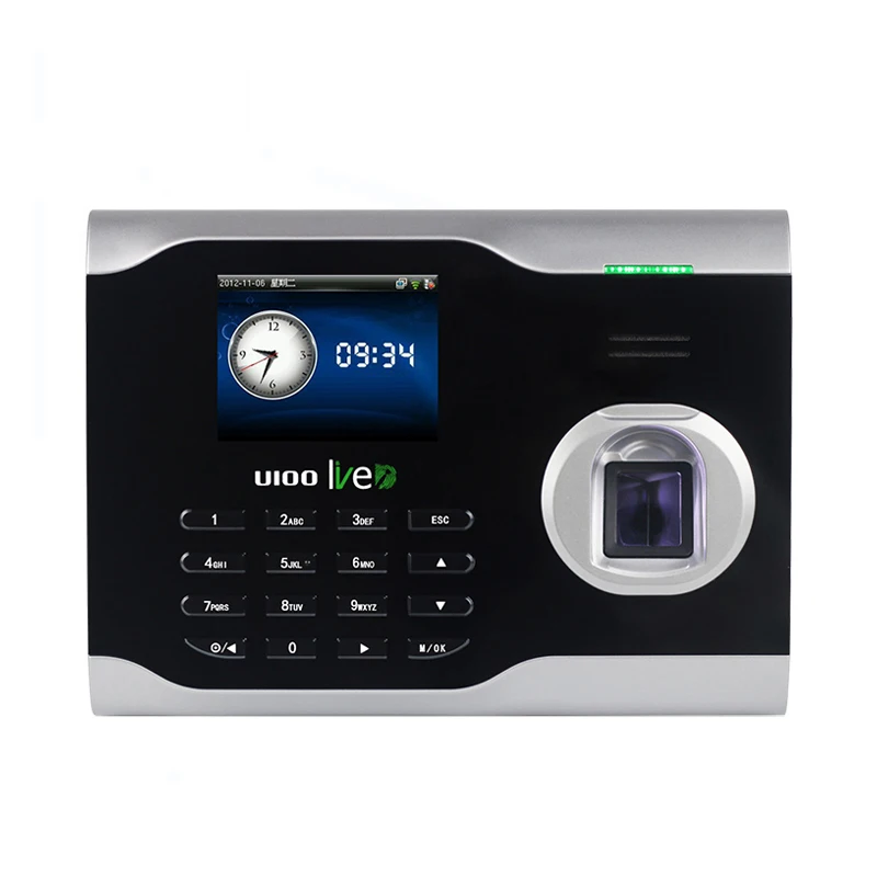 ZK U100 Biometric Attendance System USB Fingerprint Reader Time Clock Employee Control Machine Electronic Device