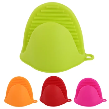 

Thicken Food Grade Silicone Anti-Hot Gloves Bowl Folder Kitchen Heat Insulation Take Plate Folder Baking Oven Hand Clip