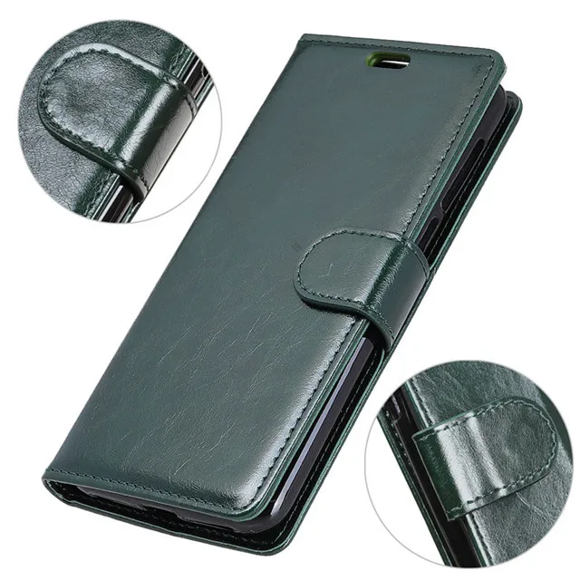 YDL - Green Роскошный чехол из искусственной кожи etui чехол для Oppo A7 A9 A3 A3s A5 A5s AX5 AX5s A1K чехол-портмоне с откидной крышкой подставкой и отделением для карт чехол-книжка на магните чехол для телефона - Color: YDL - Green