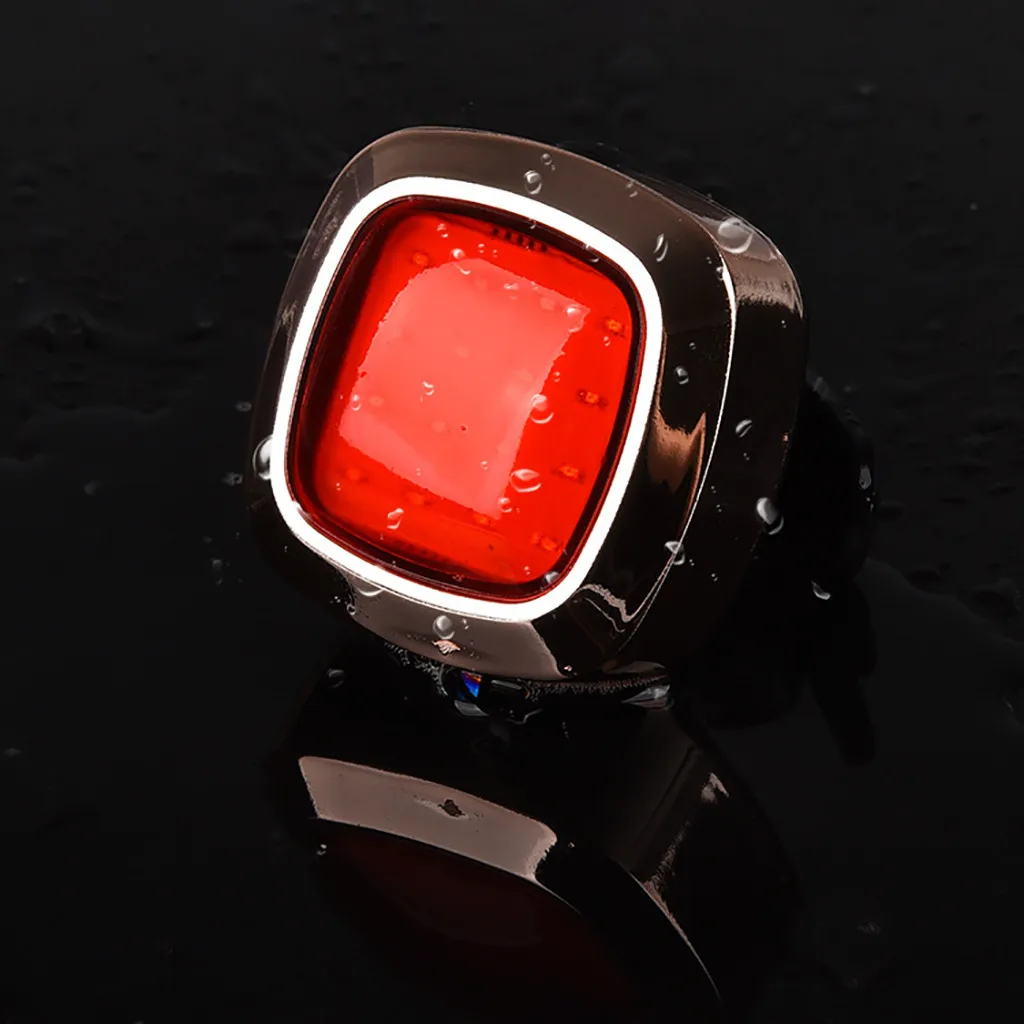 Cheap New Bike Bicycle light Rechargeable LED Taillight USB Rear Tail Safety Warning Cycling light Portable Flash Light Super Bright 19