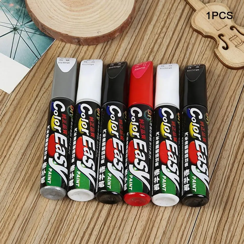 Car Touch Up Pen Set Car Paint Surface Repair Scratch Repair Paint White Gray Black Red Mixed Color Paint Pen