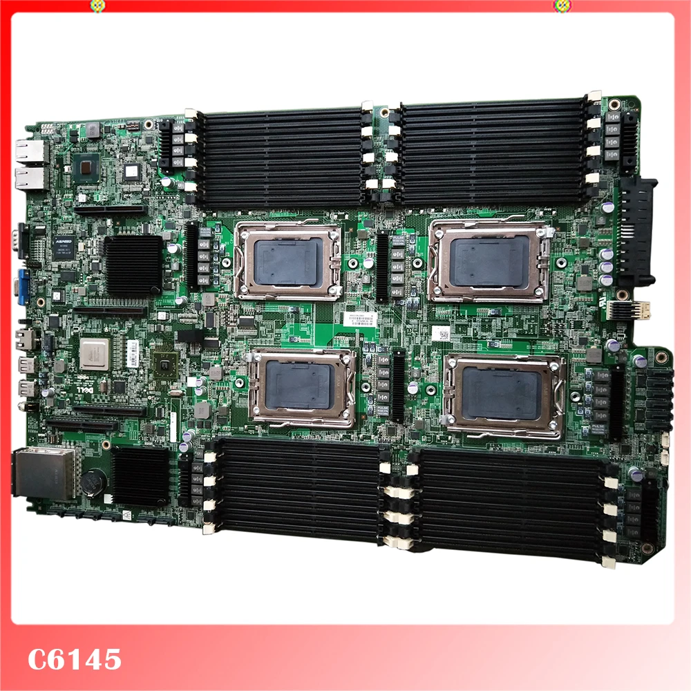 Оригинальная двухсторонняя Серверная материнская плата для C6145 LGA 1944 VKT0M YRJFP 0VKT0M