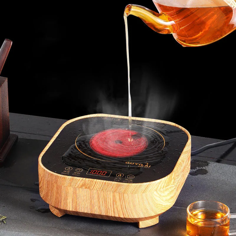 1000W Electric Heater Stove Hot Plate with Timer Mini Tea Maker Smart Tea  Stove Boiled Water Multifunctional Heating Furnace - AliExpress