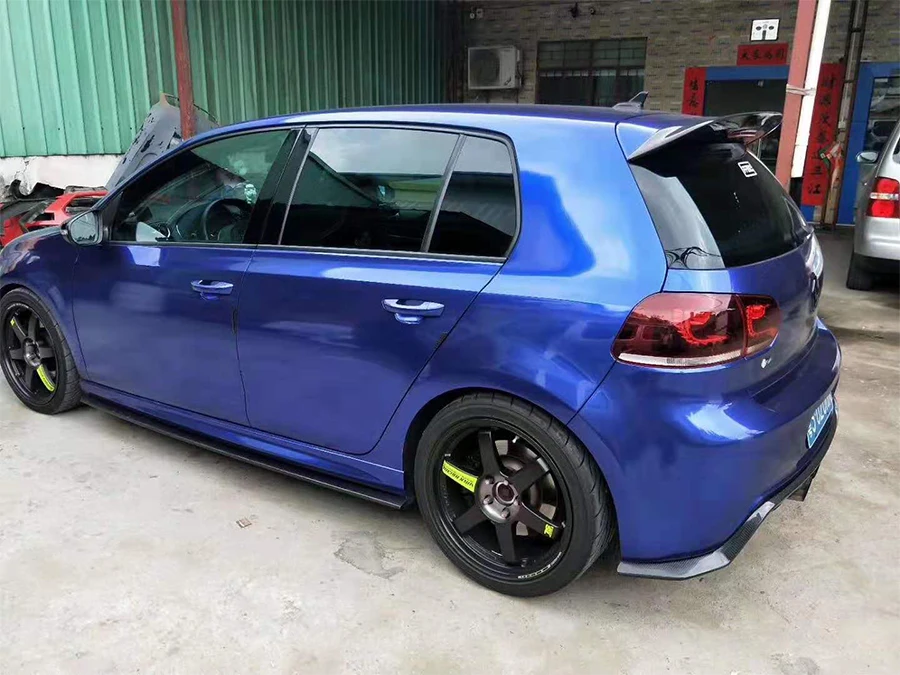 Карбоновое волокно/FRP задний спойлер на крышу оконные крылья для Volkswagen VW Golf 6 MK6 VI GTI R20 2010-2013 OS стиль спойлер