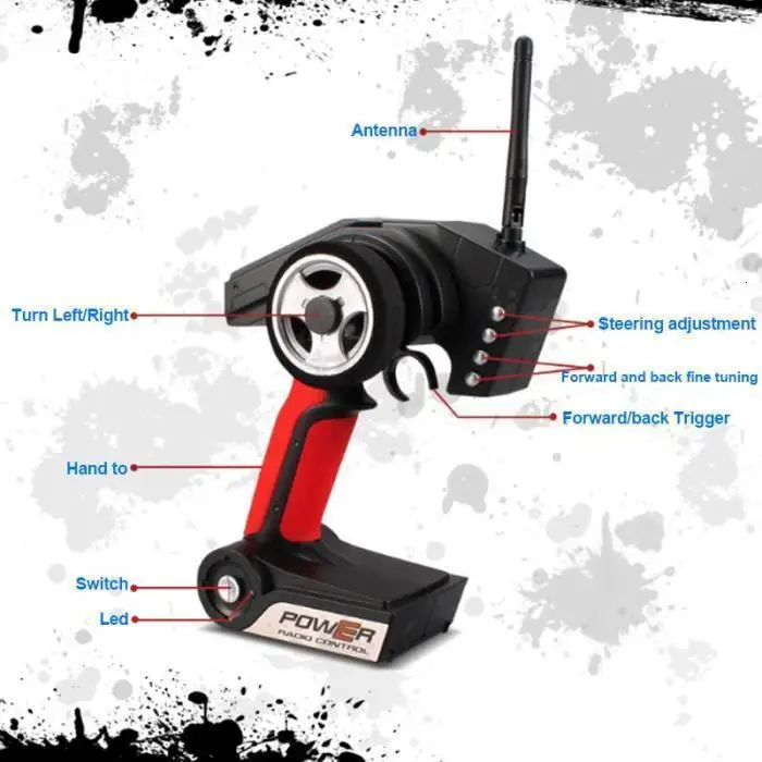 Новинка Wltoys K989 1/28 мини 4WD внедорожник RC матовый ралли автомобиль RTR сплав шасси структура ZLRC