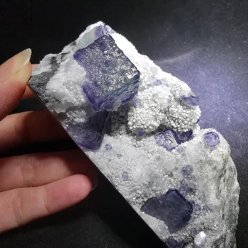 

226.6gNatural crystal, blue green fluorite, crystal mineral, crystal specimen