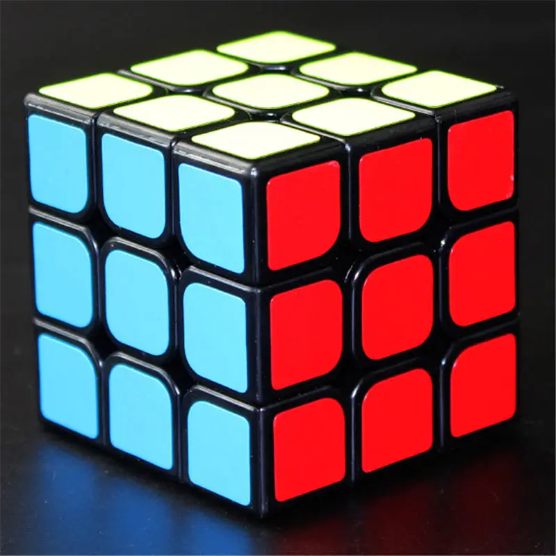 Новинка, магические Кубики-пазлы Cubo Magico, бесконечная скорость, игрушки 3, 3, Подарки Cubo Fitzhet, забавная развивающая игрушка, головоломка для детей EE50MF - Цвет: Black