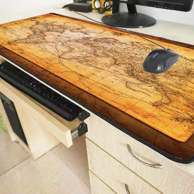  Mairuige Large World Map Mouse Pad Mouse Notebook Computer Mousepad Gaming Mouse Mats Practical Off