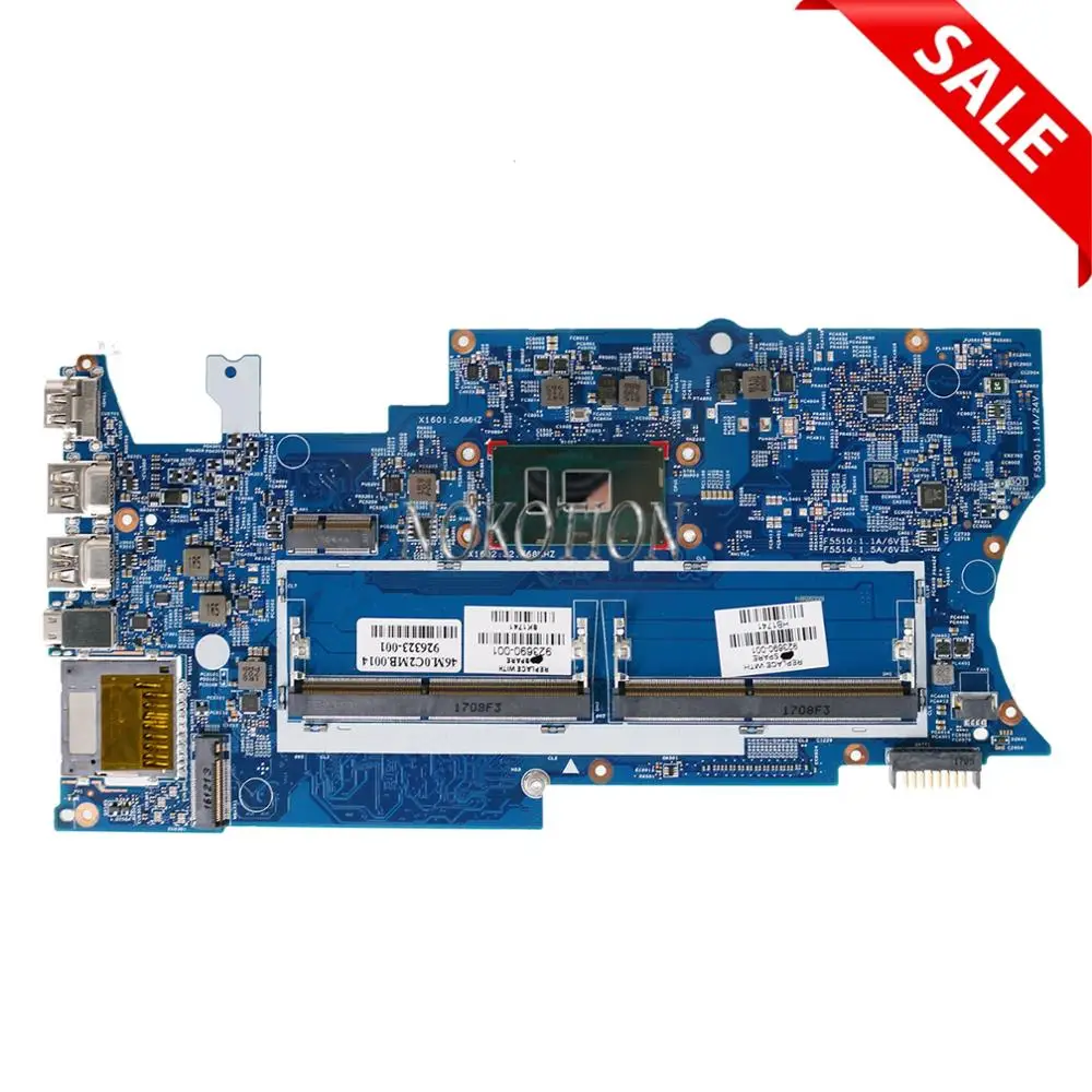 923690-001 923690-501 923690-601 для hp павильон X360 Кабриолет 14-BA Материнская плата ноутбука 16871-1 448.0BZ04.0011 i5-7200U