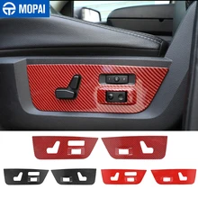 MOPAI Auto Elektrische Sitz Einstellung Panel Dekoration Abdeckung Aufkleber für Dodge RAM 1500 2010 2017 Innen Zubehör