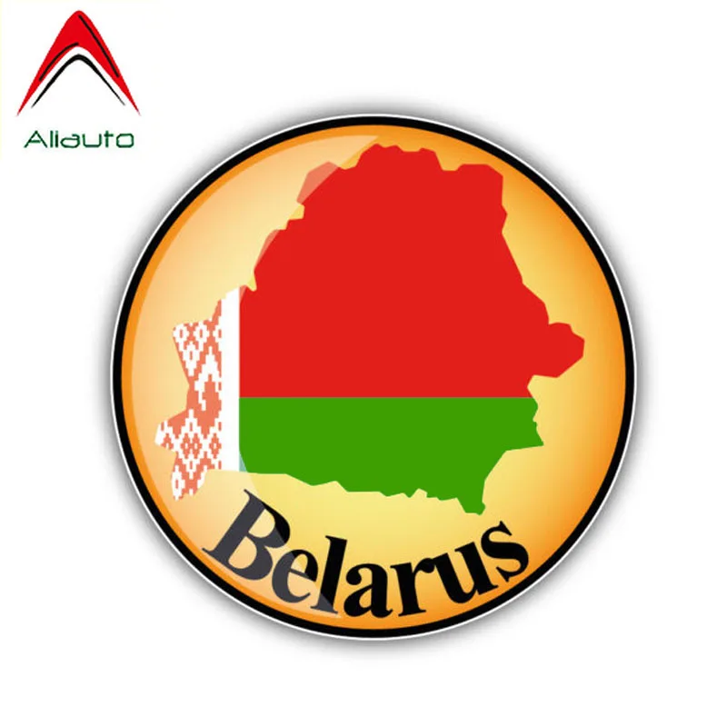 

Aliauto Personality Creative Car Sticker Automobile Accessories Belarus Map Flag Waterproof Sunscreen Decal Body,12cm*12cm