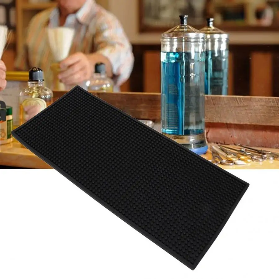 

Barber Accessory PVC Salon Heat Insulation Mat Flexible Barber Shop Haircut Tools Non-Slip Pad Periwig Accessory for Barber Shop