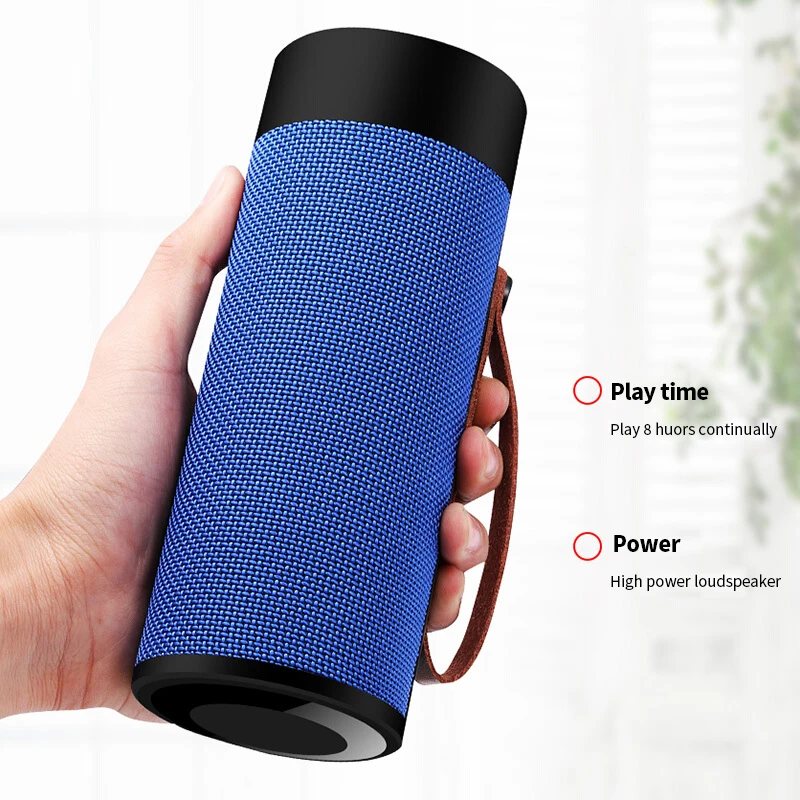 Беспроводной Bluetooth-колонка, Портативная колонка fm-радио стерео объемный водонепроницаемый музыкальный открытый динамик