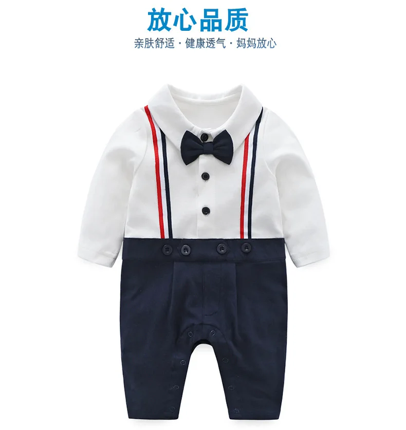 Summer Cotton Baby Boy Clothing Sets Formal Infant 1 Year Birthday Party Clothes Suit T-shirt+pant Children's Cloth