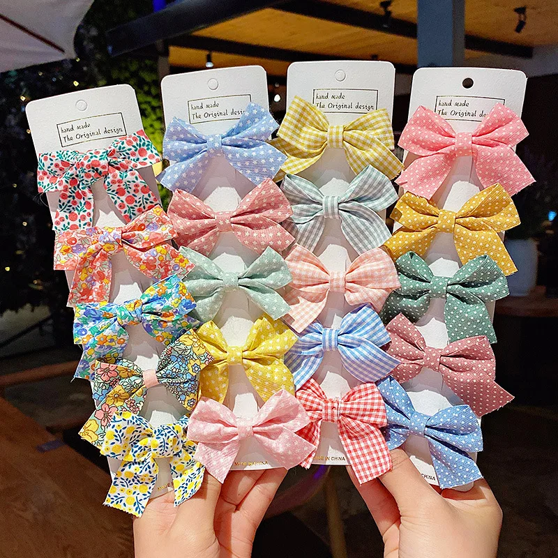 5pcs/lot Cute Kids Hair Pin Children's Hair Clip Set Bow Hairpin Infant Baby Headdress Fashion Birthday Gifts for Babies Girls baby stroller mosquito net