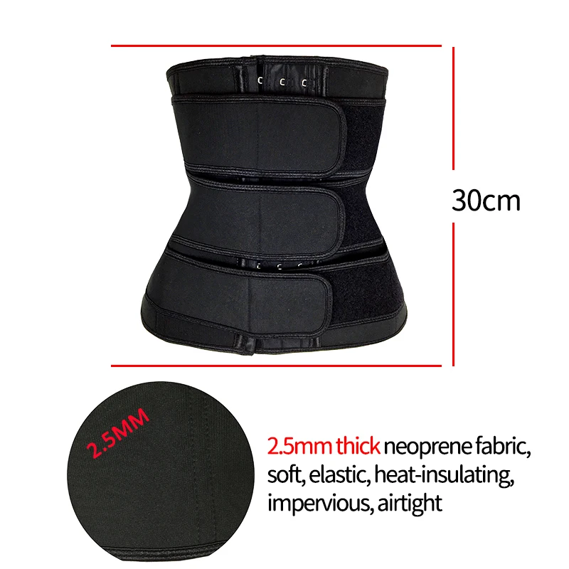 Women Colombian Girdles Neoprene Waist Trainer Sweat Belt Sauna Suit Lose Weight Slimming Corset Trimmer Sheath Shapewear Fajas tummy control underwear