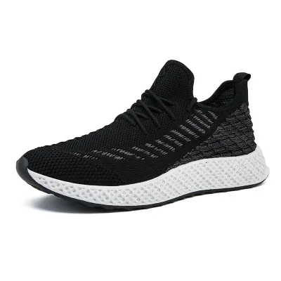 black 39 Новинка; Xiaomi Mijia Youpin; Новинка; спортивная обувь для мужчин; сезон весна-лето; Повседневная тканая мужская обувь с низким верхом; дышащая сетка - Цвет: black 39