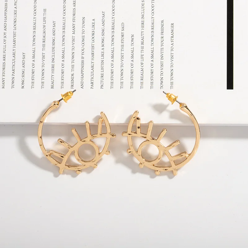 Женские серьги сглаза в стиле панк ювелирные изделия Европейский стиль гвоздики