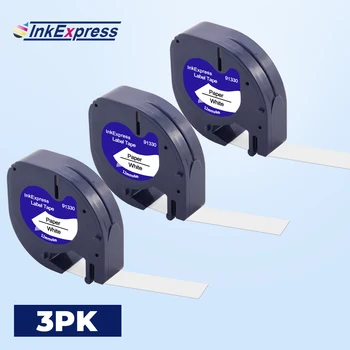 

InkExpress 91331 91201 Labels For DYMO LetraTag Label Tape 91331 91221 For DYMO LetraTag Plus LT100H LT100T QX50 Label Maker