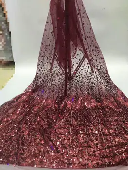 

latest nigerian laces luxury sequin lace 2020 high quality african lace luxury french lace fabric for 2020 evening dress