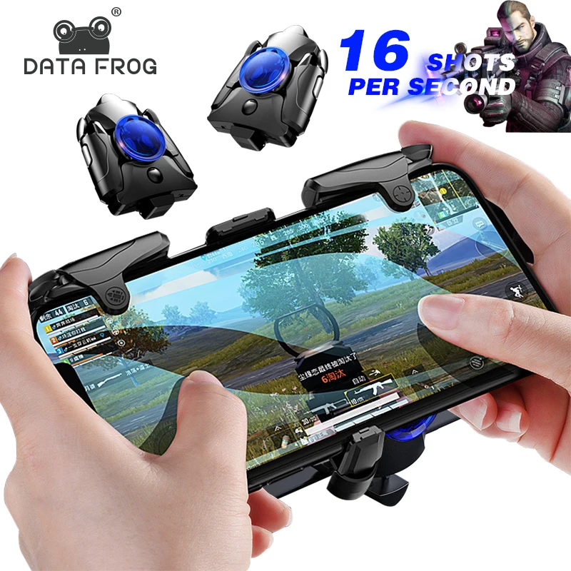 Игровой триггер Data Frog для PUBG мобильный геймпад кнопка огня портативный