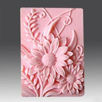 

Creative DIY Sugar Craft Cake Plant Folwer Silicone Molds Fondant Molds Handmade Soap Mold Cake Decorating Tools Kitchen Gadgets