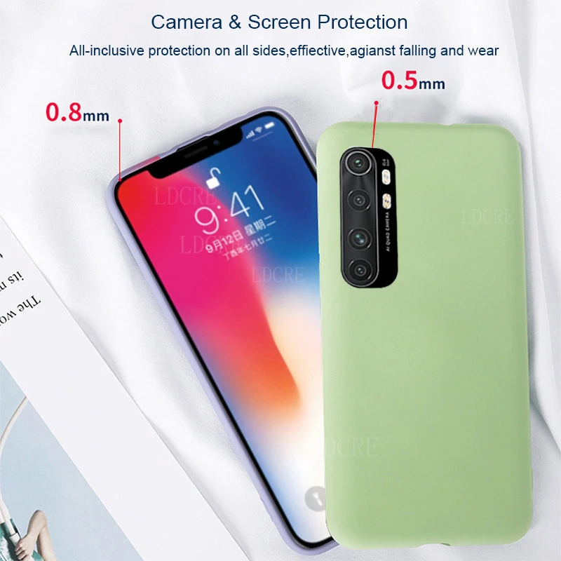 Funda Xiaomi Mi Note 10 Lite Rosa TPU GEL SILICONA Protector full glue 6.47