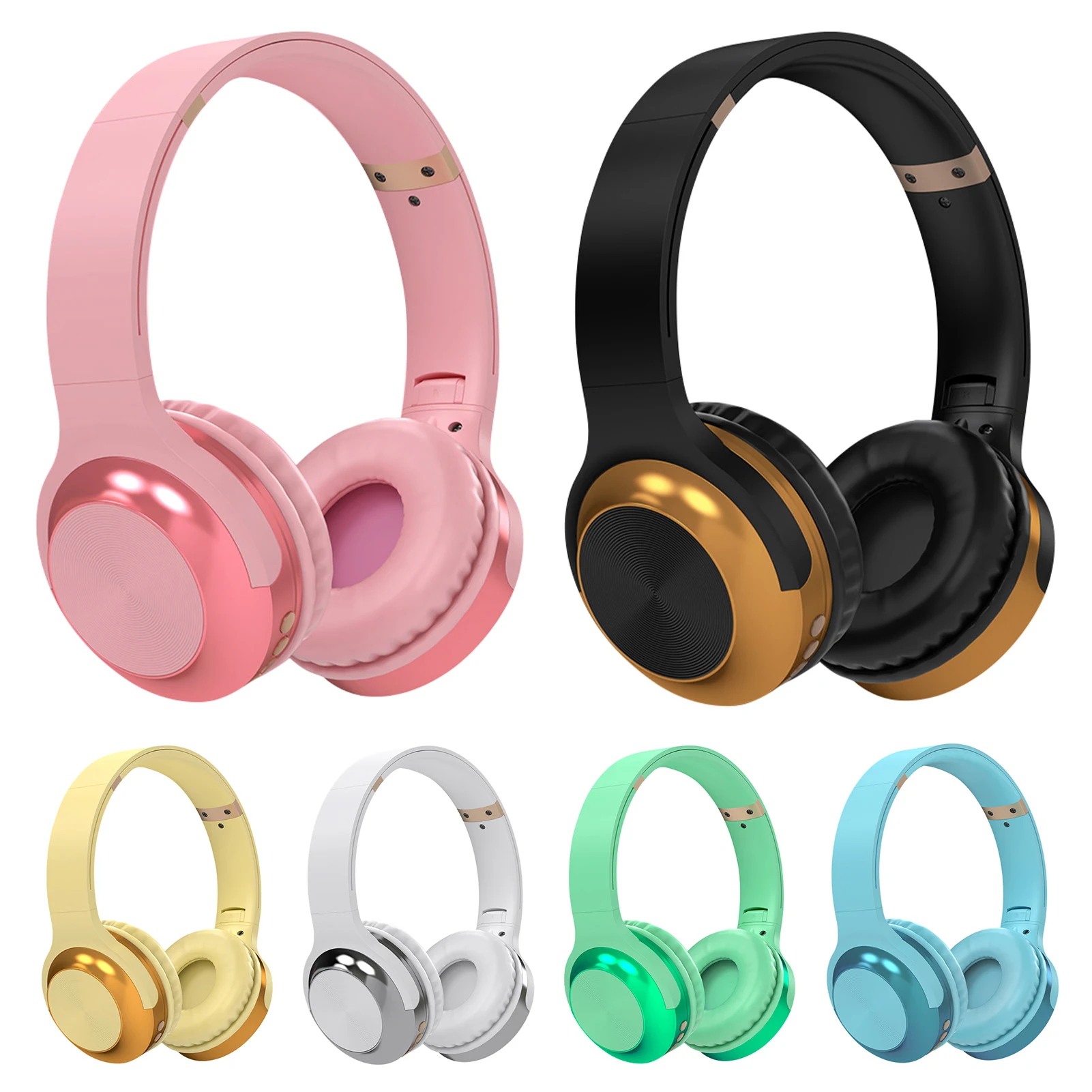 A10 Head mounted Bluetooth Headset Stereo Wireless Card Radio Universal Earphone Headphones With Microphone Fast Charge