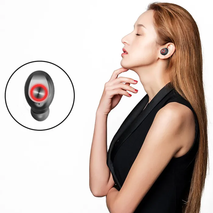 Bluetooth 5,0 наушники беспроводной светодиодный экран питания водонепроницаемый стерео наушники для смартфонов JR сделки
