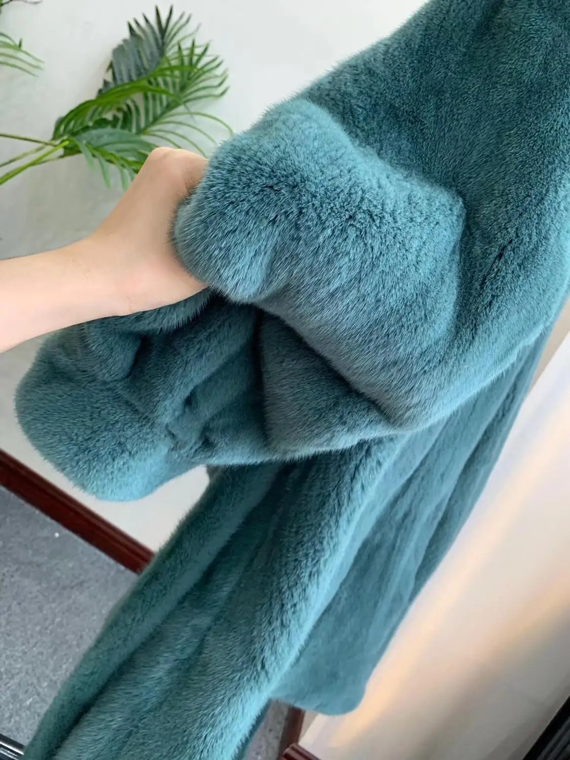Женская меховая куртка из настоящей норки, свободное и удобное зимнее пальто для женщин, модная теплая парка, меховые норковые пальто