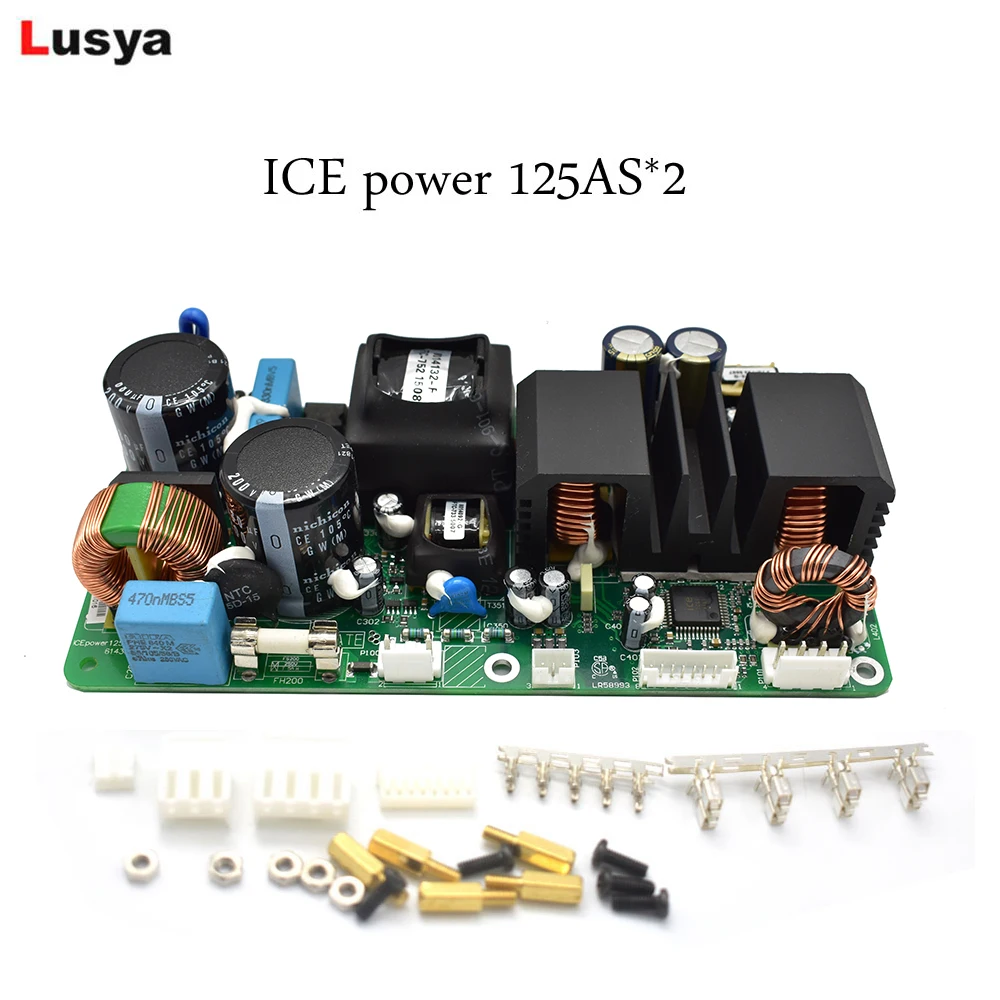 Цифровой стерео усилитель мощности ICEPOWER 125asx2 плата сценического усилителя аудио