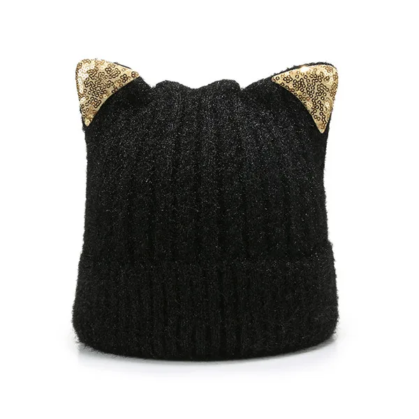 Winter hat, cotton hat, knitted hat, winter hat, warm hat and adult hat can be used for outdoor sports - Цвет: 10
