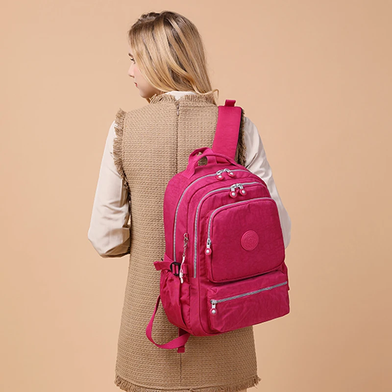 TEGAOTE женский рюкзак школьный для девочек-подростков Mochila Feminina нейлоновый Повседневный Противоугонный USB зарядное устройство для ноутбука