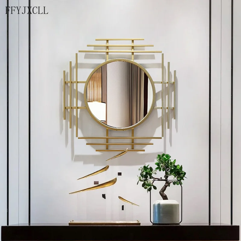 

New Chinese Restaurant Sunglasses Fireplace Mirror Living Room Hanging Mirror Decorative Mirror Makeup Decorations