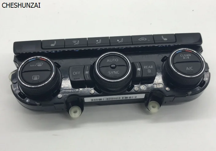 CHESHUNZAI Climatronic Air Condition Control Switch Panel AC Seat Heater air conditionin For VW Passat B7 CC 561 907 044