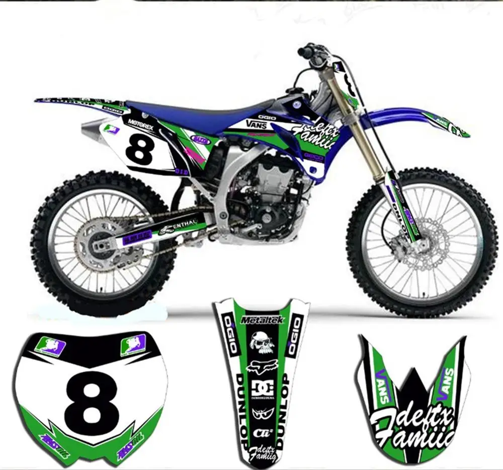 Kit Stiker Decal Grafis Tim Gaya Baru 