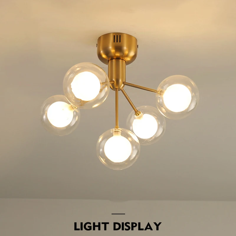 

Nordic LED Ceiling Lamp Glass Lampshade G4 Bulb Surface Mount Passway Corridor Entrance Balcony Hallway Ceiling Mount Light