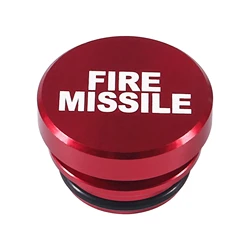 Bouton universel de Missile de feu d'éjection de 12V, allume cigare de voiture, accessoires de couverture, prise allume cigare de voiture, billette en aluminium CNC 