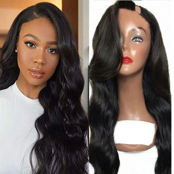 

Glueless Body Wave U Part Wigs 100% Human Hair Brazilian U Part Human Hair Left/ Right/Middle Side Part Wig For Women