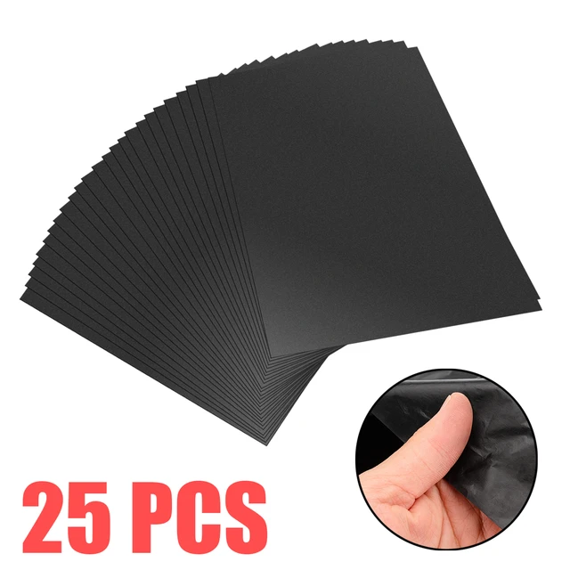 25Pcs 33 x 23cm Black Graphite Carbon Transfer Tracing Paper Art