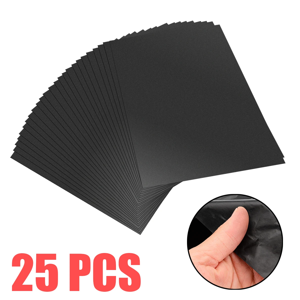 50pcs A4 Carbon Paper Black Legible Graphite Transfer Tracing